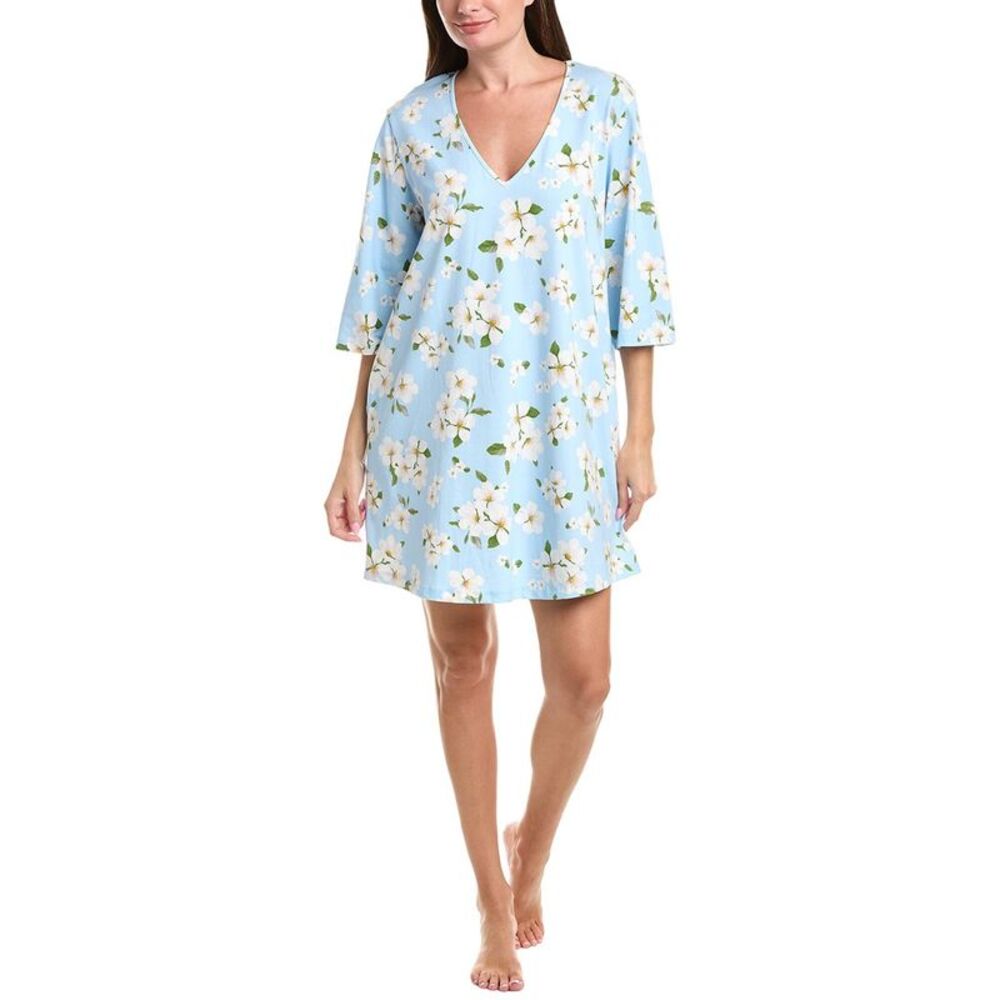 Bedhead Womens Short Gown, Blue